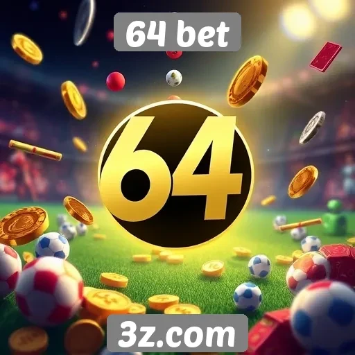 Variedade de jogos oferecidos pelo 64 bet